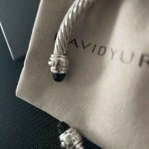 David Yurman 5 mm bracelet onyx